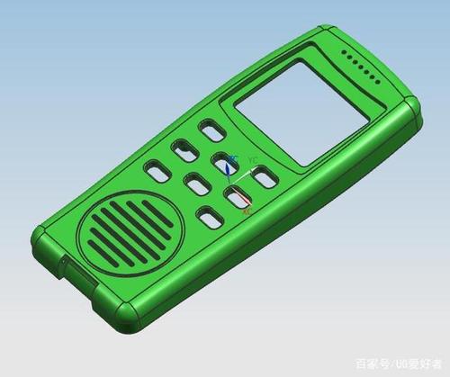2.模具设计产品后模侧结构